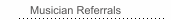Musician Referrals 